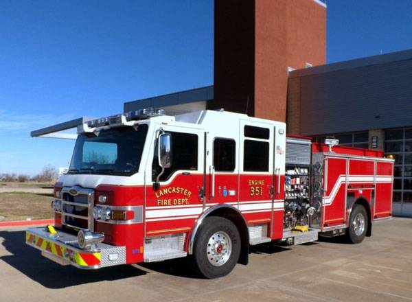 Lancaster TX Fire Department | Custom Embroidered Fire Station Chairs