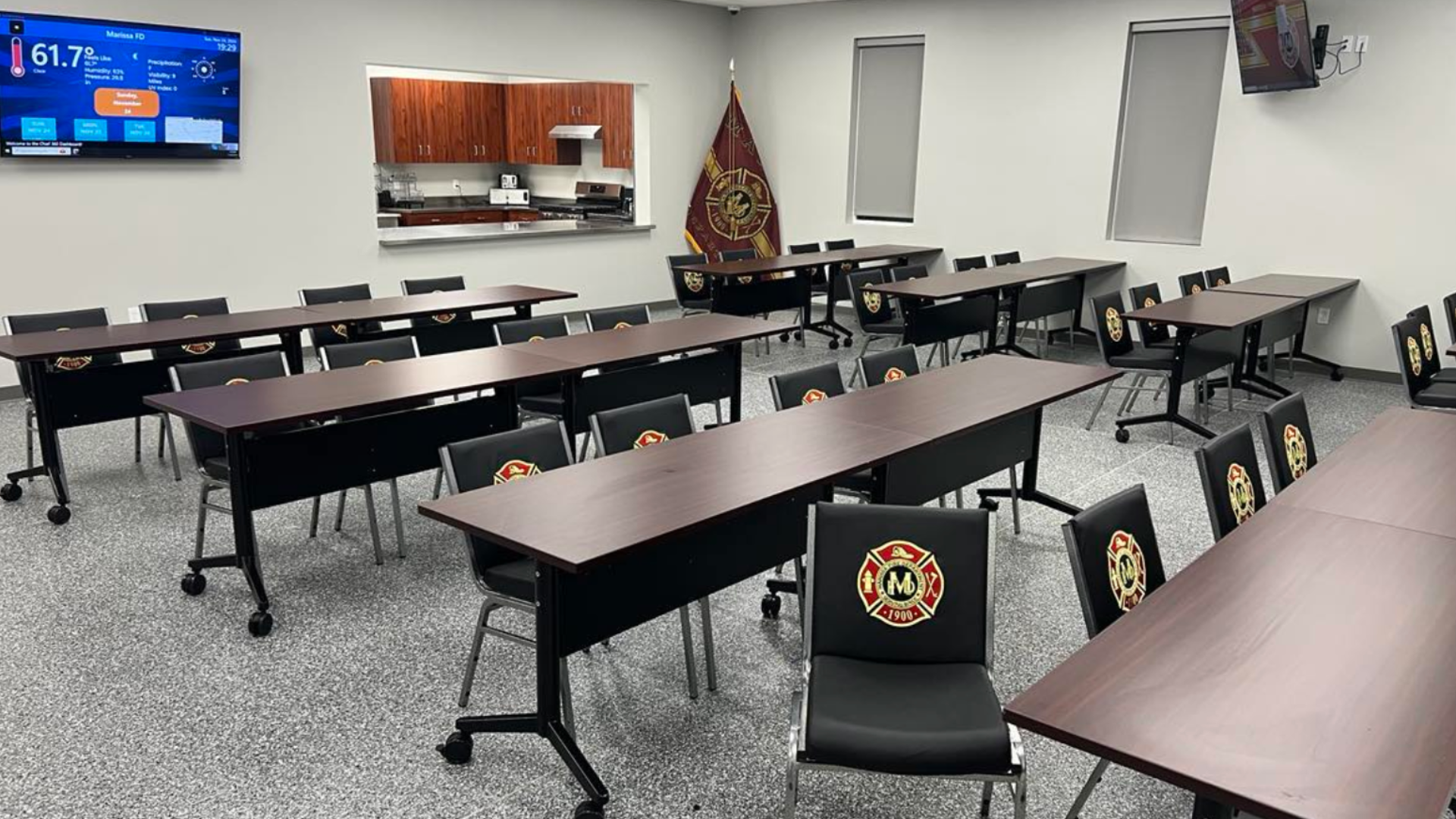 Custom Firehouse Furniture Honors Marissa Firefighters' Legacy