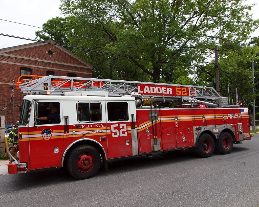 FDNY E52 L52 | CUSTOM BUILT FIRE DEPARTMENT TABLE FOR DINING