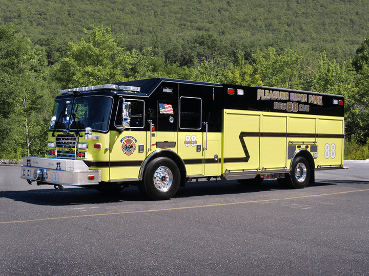 PLEASURE RIDGE PARK (KY) FIRE DEPARTMENT | FIRE STATION OUTFITTERS DELVIERED CUSTOM LOGO FIREHOUSE RECLINERS