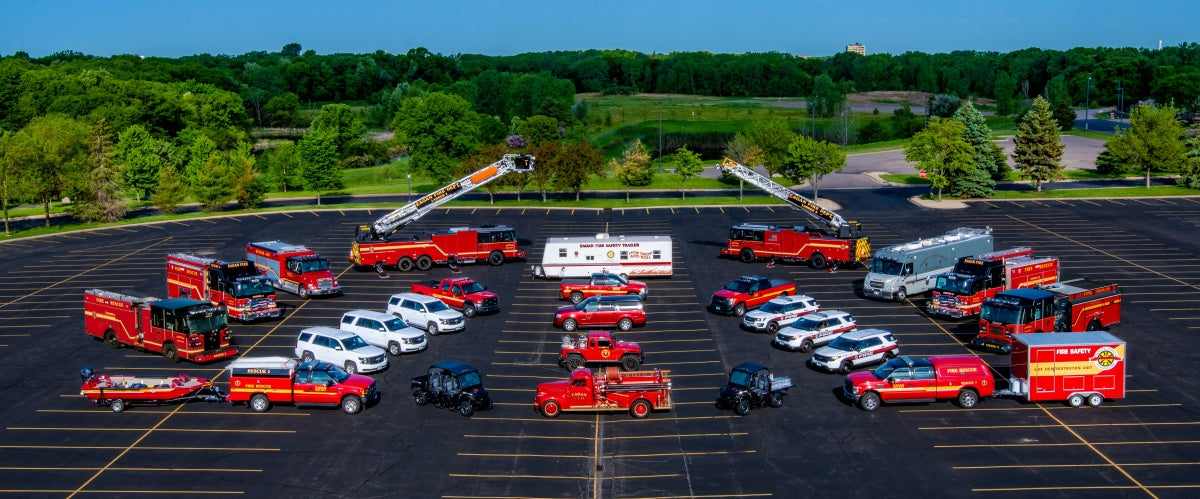 EAGAN FIRE DEPARTMENT, EAGAN, MN | DUTY-BUILT® PRO CUSTOM EMBROIDERED THEATER-STYLE FIREHOUSE RECLINERS