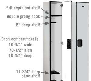 Laminate Designer Wood Locker