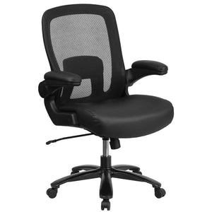 Duty-Built® HD 500 lb. Rated Mesh Executive Swivel Office Chair w/Lumbar Support - FREE SHIPPING with 2+