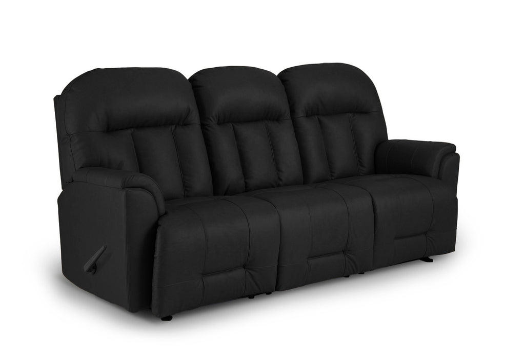 Duty-Built® Engine Leather Double Reclining Sofa