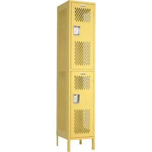 Vented 2-Tier Metal Locker