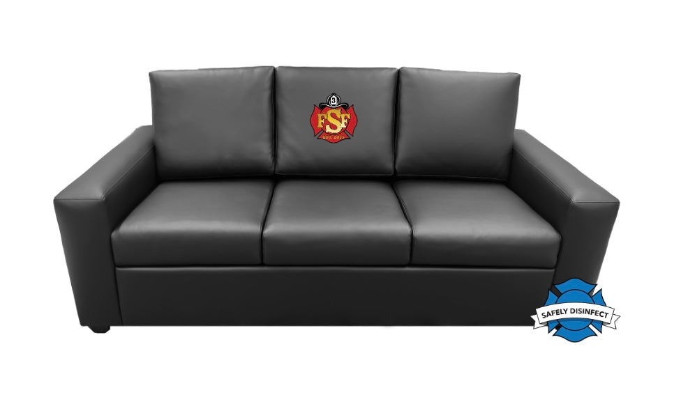 Duty-Built® PRO Custom Embroidered Stationary Sofa