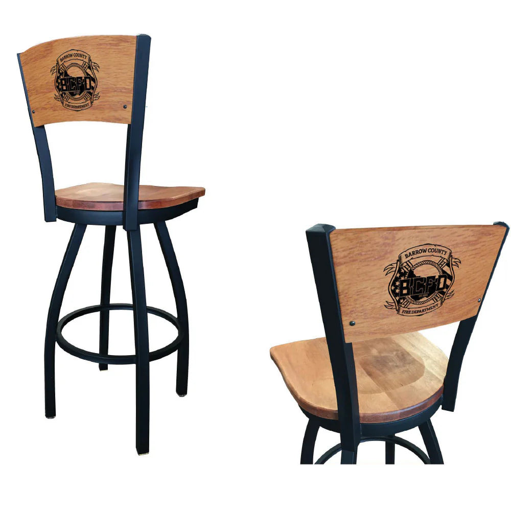 Custom Firefighter Barstools