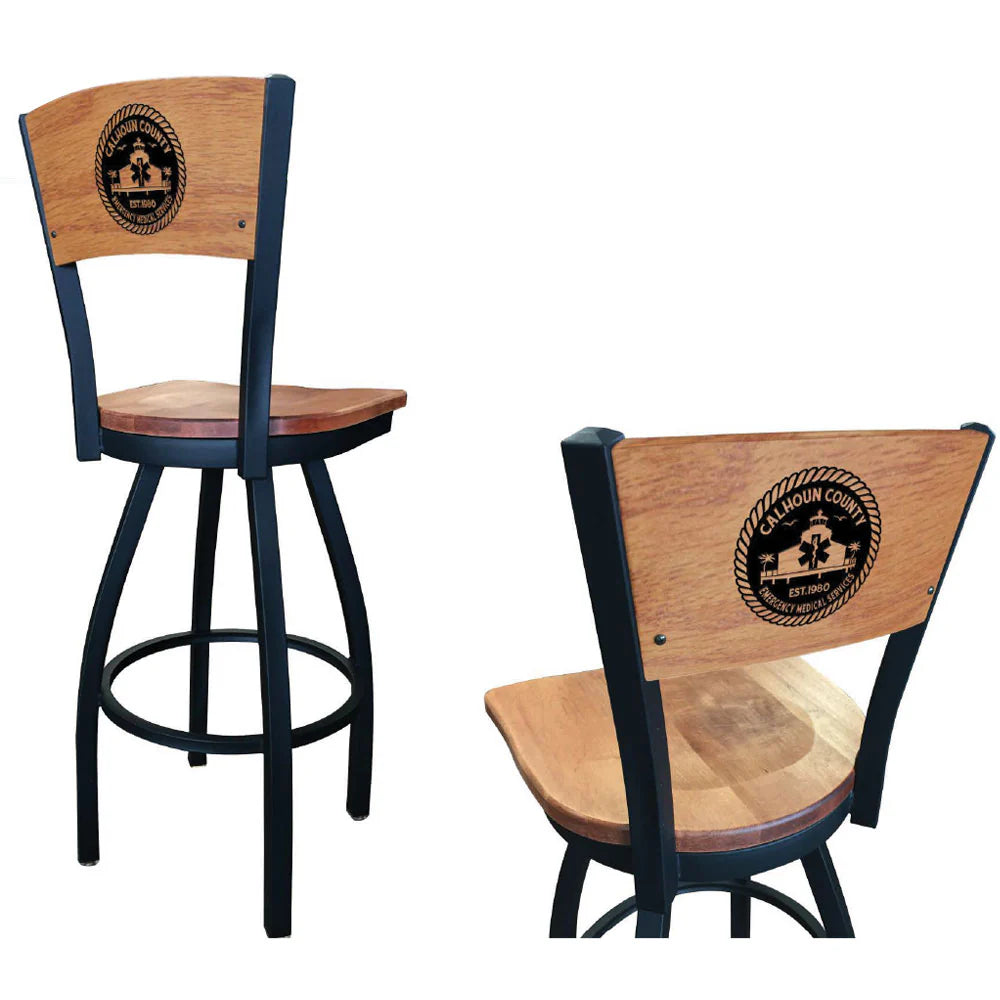 Custom Firefighter Barstools